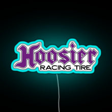 Load image into Gallery viewer, Hoosier Tire RGB neon sign lightblue 