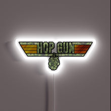 Load image into Gallery viewer, Vibrant LED Neon Sign with Dynamic Color Changing RGB Hops Display.