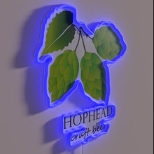 Load image into Gallery viewer, Vibrant, colorful hop-themed LED neon bar decoration for beer enthusiasts