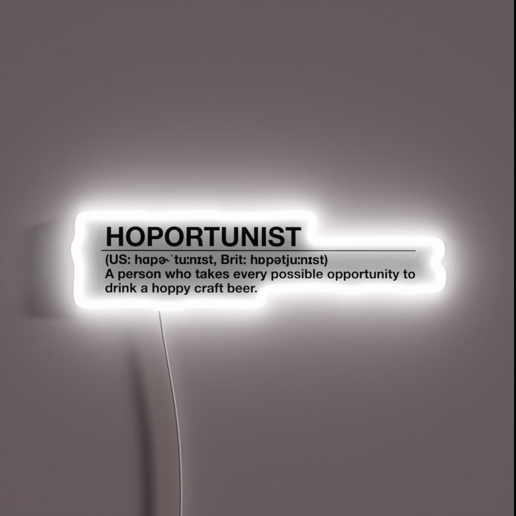 Add vibrant color and personality with this customizable HOPortunist light.