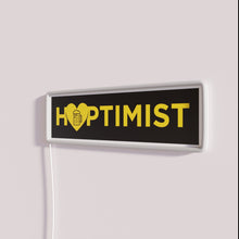 Load image into Gallery viewer, Brightly lit Hoptivist craft beer inspired design neon bar sign