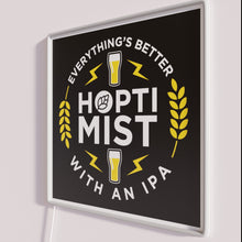 Load image into Gallery viewer, Neon Beer Sign: Encouraging Cheers with Vibrant Colorful Hoptivist Inspiration
