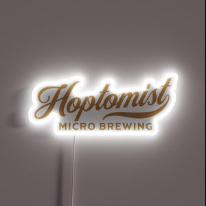 Brighten up your brewery with this vibrant RGB neon sign