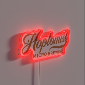 RGB Neon Sign for Craft Beer Enthusiasts' Home Brewery Room