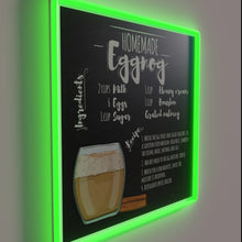Load image into Gallery viewer, Home Bar Holiday Decor Art Piece in Vibrant Neon Glow