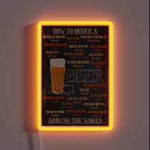 Load image into Gallery viewer, Vibrant Traveler&#39;s Companion: Globetrotting Beer Enthusiasts&#39; Essential Destination Sign Guide