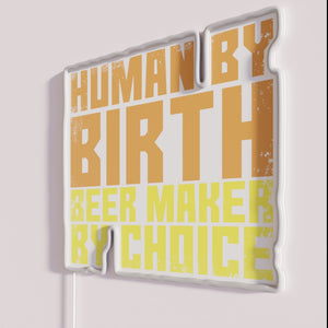 Personalized Neon Sign for Craft Beer Enthusiasts with Customizable Options