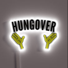 Load image into Gallery viewer, Cure your morning misery with vibrant neon hangover sign