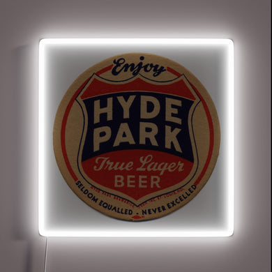 Hyde Park Beer Co. Neon Sign in Vibrant RGB Colors