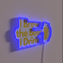Load image into Gallery viewer, Customizable neon sign for passionate beer brewers and enthusiasts always.