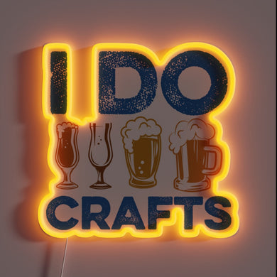 RGB Neon Sign for the Crafty Home Brewer's Garage Bar