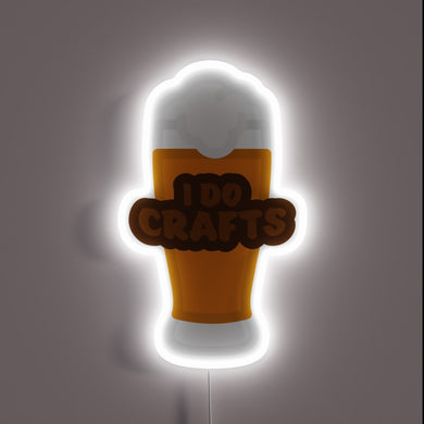Customizable I Do Crafts RGB LED Neon Sign Kit Available.