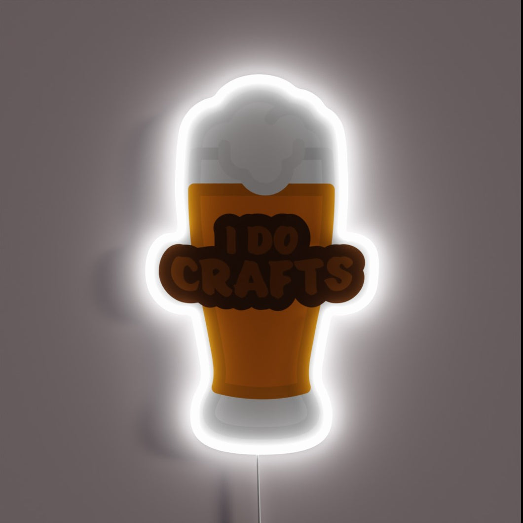 Customizable I Do Crafts RGB LED Neon Sign Kit Available.