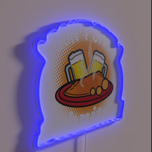 Load image into Gallery viewer, Quirky German-inspired neon sign for foodies and humor lovers everywhere.