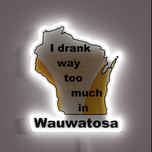 Load image into Gallery viewer, Misadventures and beer regret in vibrant digital Wauwatosa cityscape