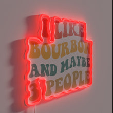 Load image into Gallery viewer, Whimsical Retro Sign with a Touch of Bourbon Flair Vibes