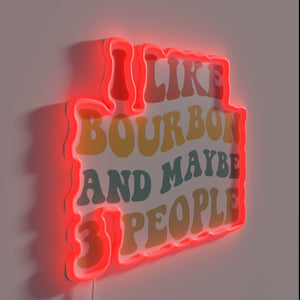 Whimsical Retro Sign with a Touch of Bourbon Flair Vibes