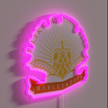 Load image into Gallery viewer, Custom Neon Sign Featuring Beer Themed Design in Retro Colors