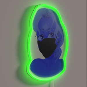 Blue Light Glow Sign That Makes You Look Amazing Always