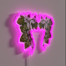 Load image into Gallery viewer, Eye-catching &#39;I Love Hops&#39; neon sign in vibrant RGB colors.