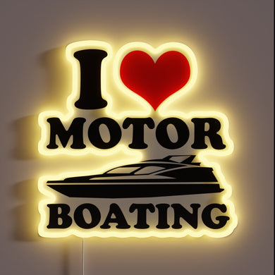 Fun nautical decor for motor boat enthusiasts and beach lovers
