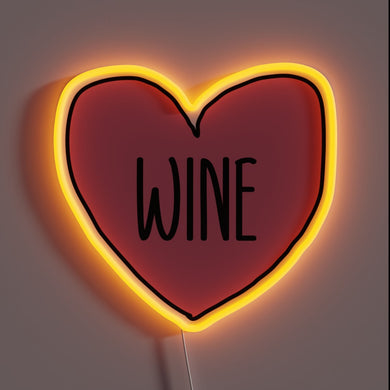 Vibrant neon wine bottle with colorful RGB light effects