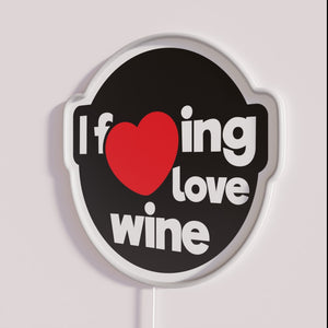 RGB Neon Wine Sign for Home Bar Decor and Gift