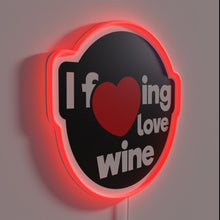 Load image into Gallery viewer, Wine Lover&#39;s Dream Come True in Vibrant Neon Color Display