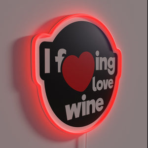 Wine Lover's Dream Come True in Vibrant Neon Color Display