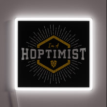 Load image into Gallery viewer, Brighten up your space with this HOPTIMIST neon color sign