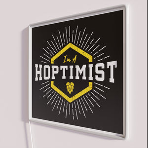 Vibrant I'm a HOPtimist Neon Sign with Color Changing LED Technology