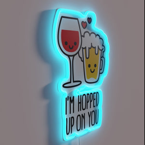 Add some playful humor to your love with this sign.