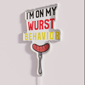 Whimsical German-themed neon decor for home bars and pubs