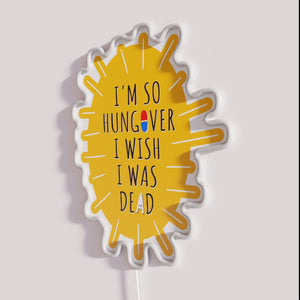 Quirky humor home decor with RGB neon funny sayings sign
