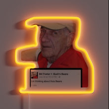 Load image into Gallery viewer, Vibrant RGB Neon Sign Featuring I M Thinking About Those Beans.