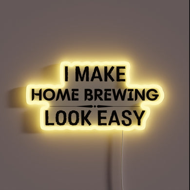 Neon Sign for Home Brewers, Making Brewing Fun and Easy