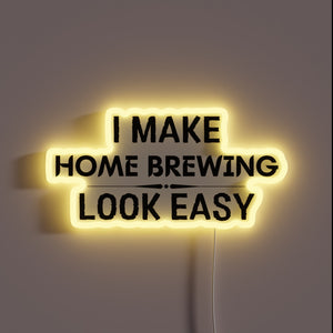 Neon Sign for Home Brewers, Making Brewing Fun and Easy