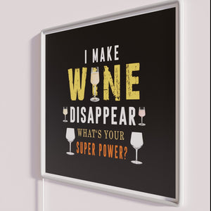 RGB Neon Sign: Making Wine Disappear with Colorful Super Powers