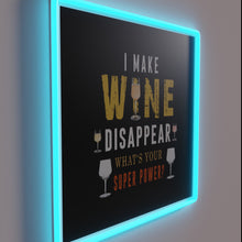 Load image into Gallery viewer, Neon Wine Sign, Cleverly Displaying Your Mysterious Drinking Superpower