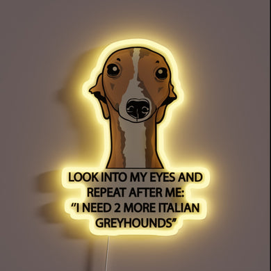 Add colorful charm to your home with Italian Greyhound love.