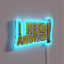 Load image into Gallery viewer, Neon bar sign for beer lovers and revelers everywhere tonight.