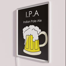 Load image into Gallery viewer, Glowing RGB Neon Bar Sign with IPA Beer Logo Design