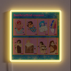 Neon Sign Brightly Displays Vibrant Colors and Sweet Treat Inspiration