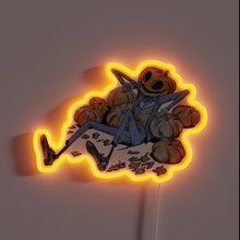 Load image into Gallery viewer, Vintage Horror Icon Neon Sign with Iridescent Colorful LED Lighting Effects