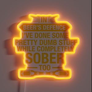 Beer enthusiast humorously admits to questionable life choices with beer.