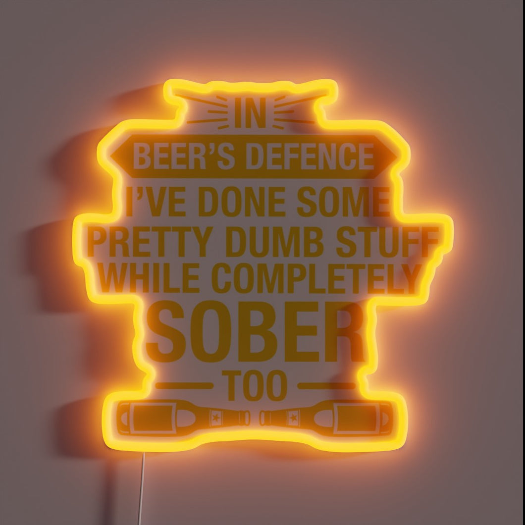 Beer enthusiast humorously admits to questionable life choices with beer.