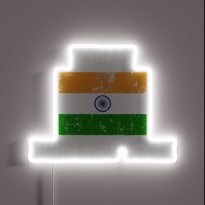Quirky Indian Drinking Team National Pride Neon LED Sign Decoration