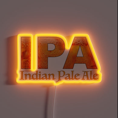 Brighten up your bar with vibrant IPA beer sign