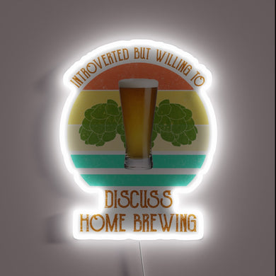 Brewing enthusiast's subtle declaration of introversion and beer passion