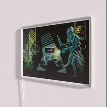 Load image into Gallery viewer, Eye-catching RGB neon signs for home security and prank purposes.